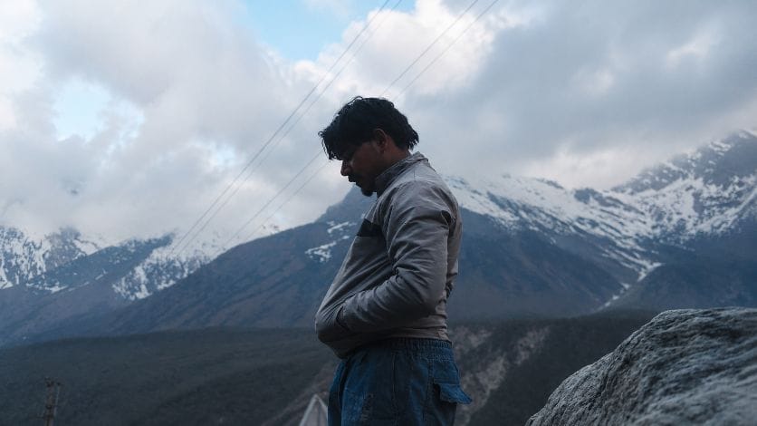 Vinayak Bakshi, founder of Vanya Scapes, in the mountains